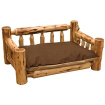 Log dog beds discount sale